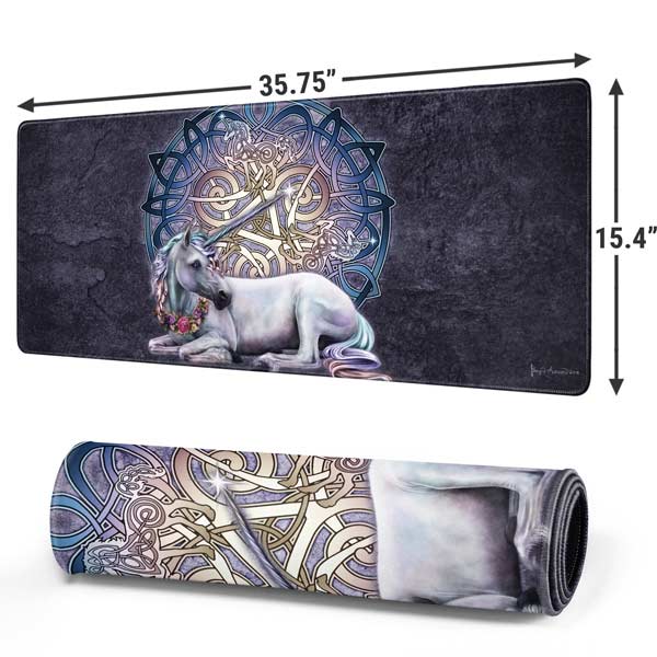 Celtic Unicorn by Brigid Ashwood Mousepad