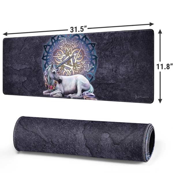 Celtic Unicorn by Brigid Ashwood Mousepad