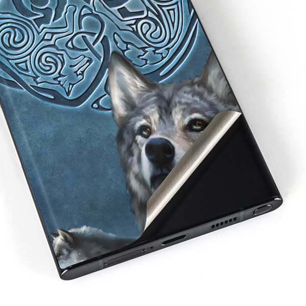 Celtic Wolf by Brigid Ashwood Galaxy Skins