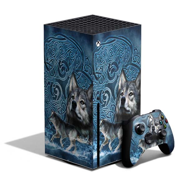 Celtic Wolf by Brigid Ashwood Xbox Series X Skins