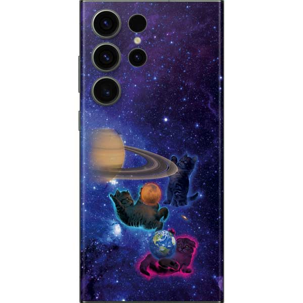 Cosmic Kittens Samsung Galaxy Skin by Vincent Hie