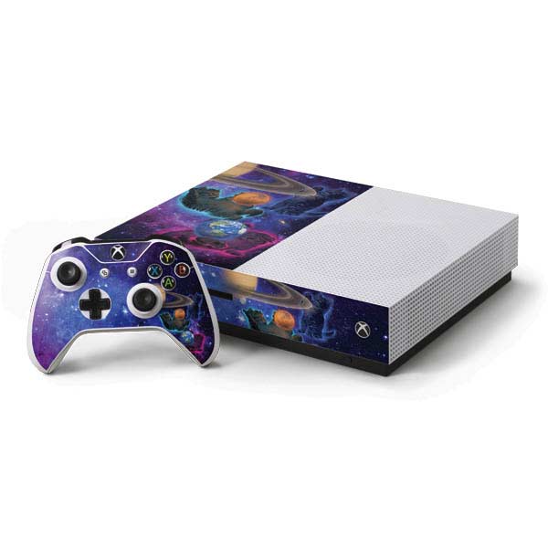 Cosmic Kittens Microsoft Xbox Skin by Vincent Hie
