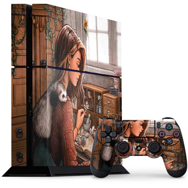 Cozy Cottagecore Botanical Herbalist Witch by Ivy Dolamore PlayStation PS4 Skins