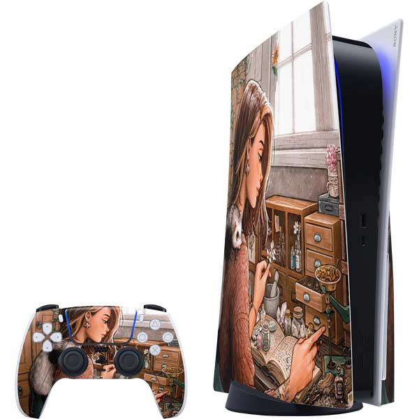 Cozy Cottagecore Botanical Herbalist Witch by Ivy Dolamore PlayStation PS5 Skins