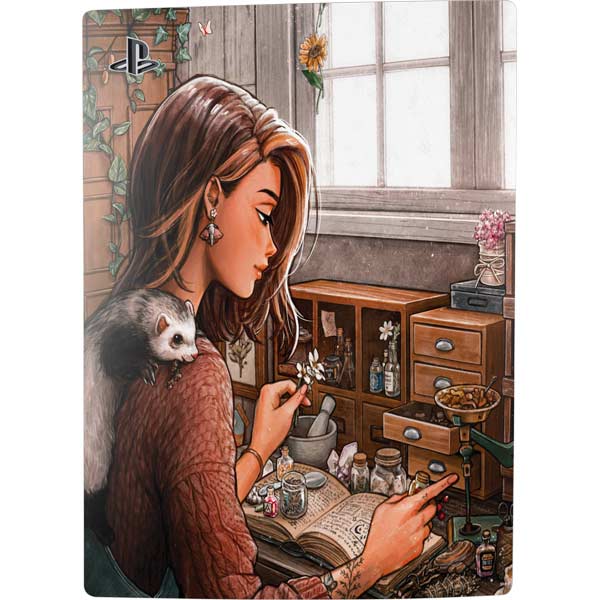 Cozy Cottagecore Botanical Herbalist Witch by Ivy Dolamore PlayStation PS5 Skins