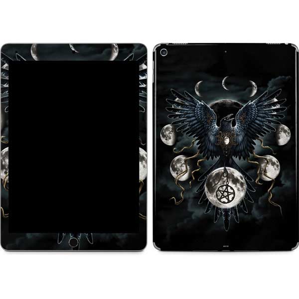 Crow and Moon Phases by Sarah Richter iPad Skins