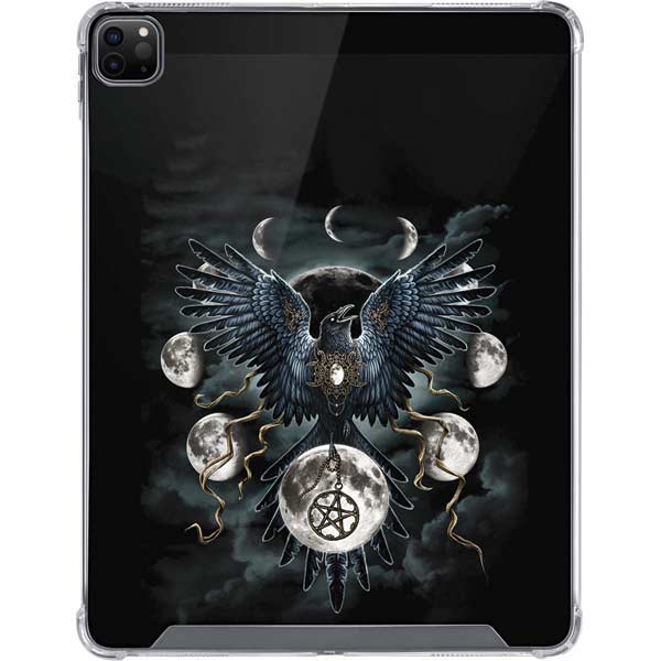 Crow and Moon Phases by Sarah Richter iPad Cases