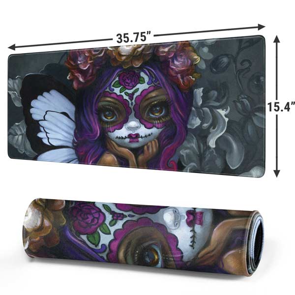 Day of the Dead Gothic Skull Fairy by Jasmine Becket-Griffith Mousepad