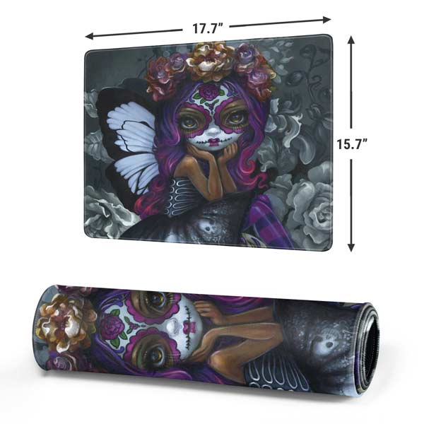 Day of the Dead Gothic Skull Fairy by Jasmine Becket-Griffith Mousepad