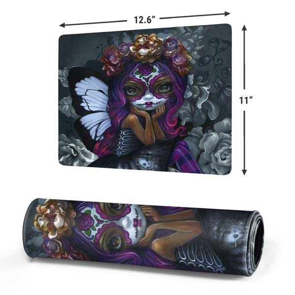 Day of the Dead Gothic Skull Fairy by Jasmine Becket-Griffith Mousepad