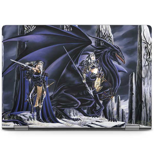 Dead of Winter Dragon and Warriors by Ruth Thompson Laptop Skins