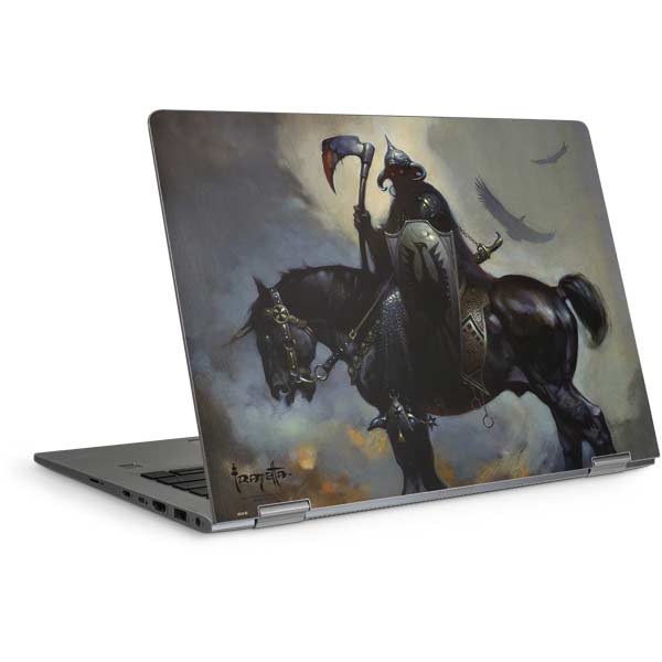 Death Dealer on Horseback by Frazetta Laptop Skins