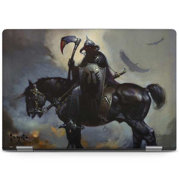 Death Dealer on Horseback by Frazetta Laptop Skins