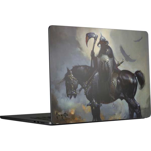 Death Dealer on Horseback by Frazetta MacBook Skins