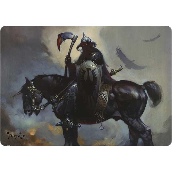 Death Dealer on Horseback by Frazetta MacBook Skins