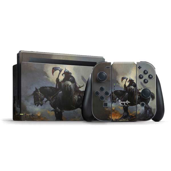 Death Dealer on Horseback by Frazetta Nintendo Skins