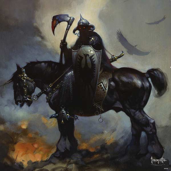 Death Dealer on Horseback by Frazetta PlayStation PS4 Skins