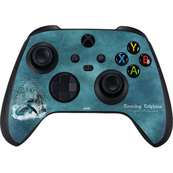 Dolphin Celtic Knot by Brigid Ashwood Xbox Series X Skins