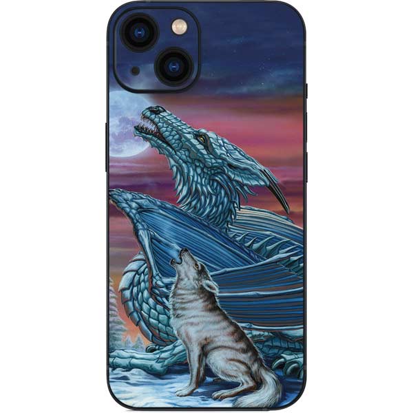 Dragon and the Wolf by Ed Beard Jr iPhone Skins