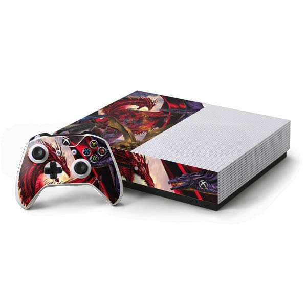 Dragon Battle by Ruth Thompson Xbox One Skins