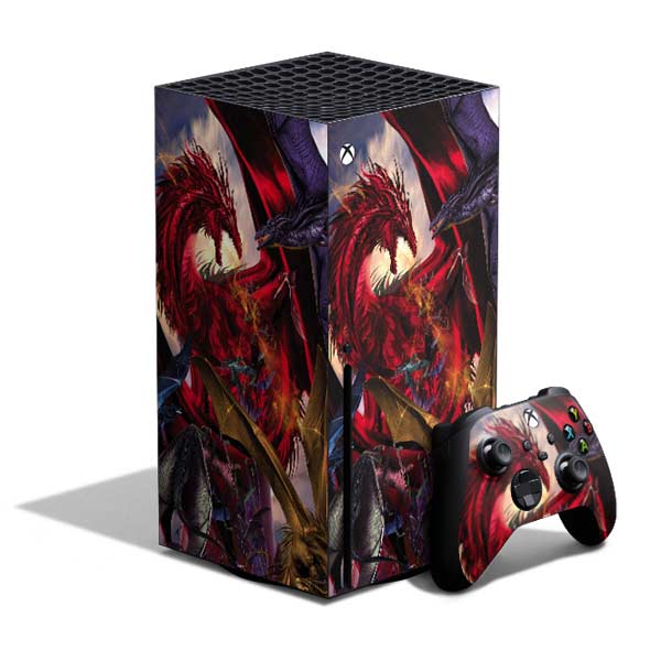 Dragon Battle by Ruth Thompson Xbox Series X Skins