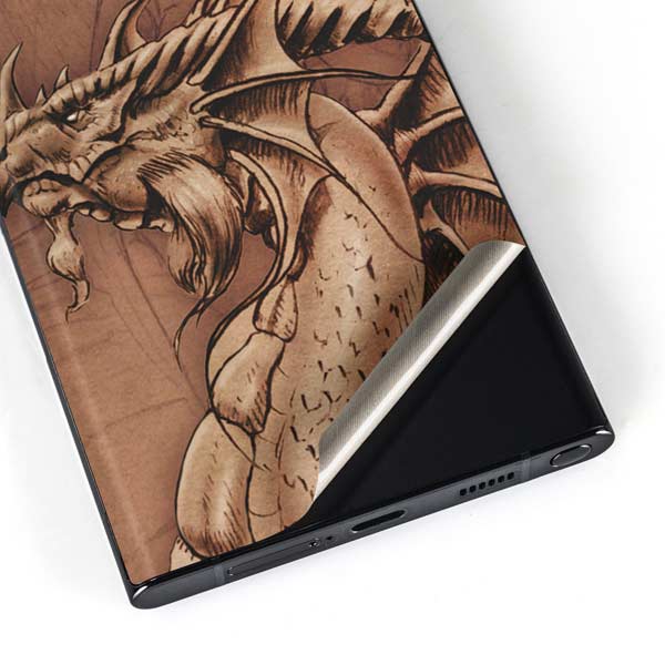 Dragon Parchment by Tom Wood Galaxy Skins