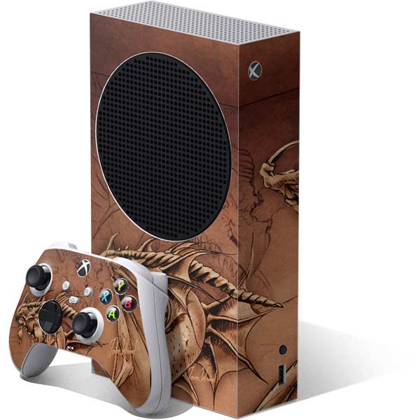 Dragon Parchment by Tom Wood Xbox Series S Skins