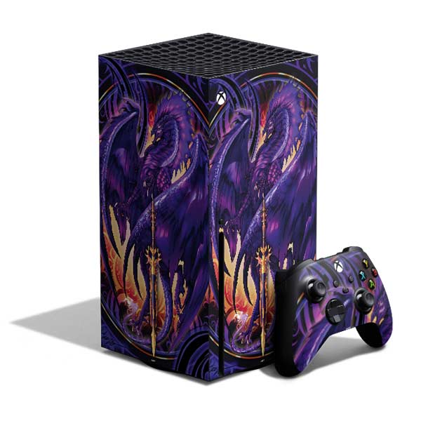 Dragonblade Netherblade Purple by Ruth Thompson Xbox Series X Skins