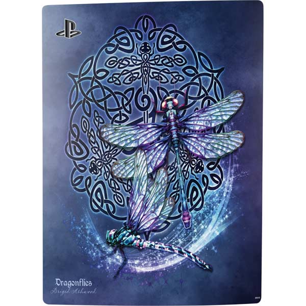 Dragonfly Celtic Knot by Brigid Ashwood PlayStation PS5 Skins