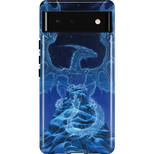 Ed Beard Jr. Winter Spirit Dragon by Ed Beard Jr Pixel Cases