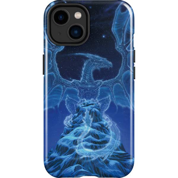 Ed Beard Jr. Winter Spirit Dragon by Ed Beard Jr iPhone Cases