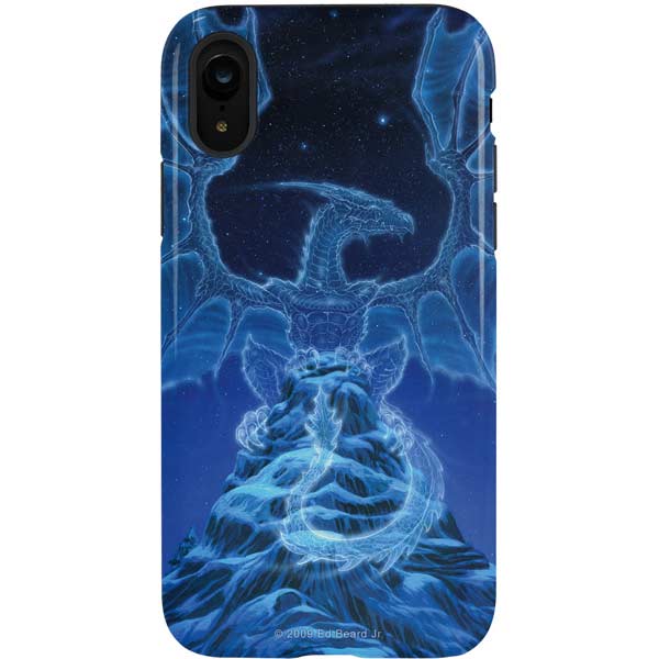 Ed Beard Jr. Winter Spirit Dragon by Ed Beard Jr iPhone Cases