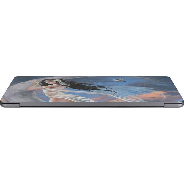 Fairy on Moon with Birds by Nene Thomas MacBook Skins