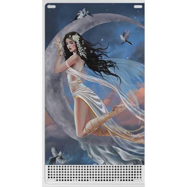 Fairy on Moon with Birds by Nene Thomas Xbox Series S Skins