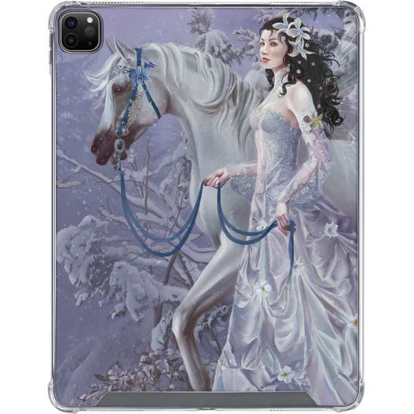 Fairy with Horse in Snow by Nene Thomas iPad Cases