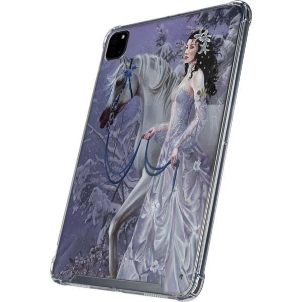 Fairy with Horse in Snow by Nene Thomas iPad Cases