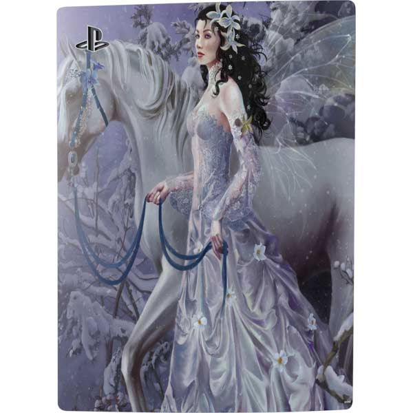 Fairy with Horse in Snow by Nene Thomas PlayStation PS5 Skins