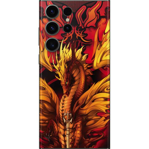 Fire Dragon by Ruth Thompson Galaxy Skins