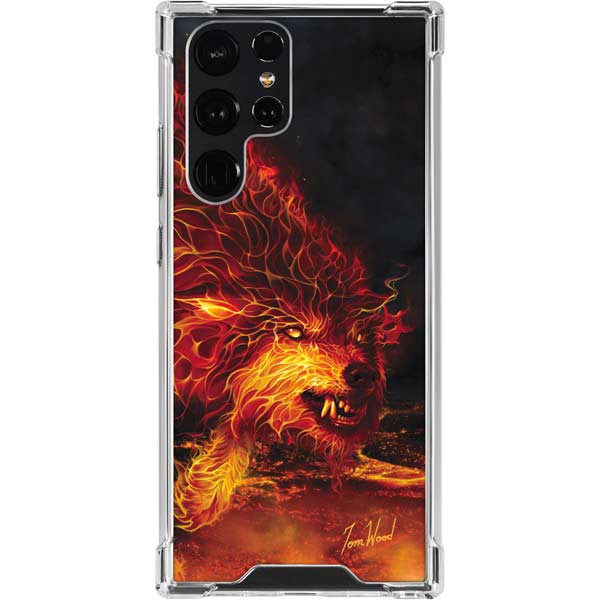 Fire Stalker Wolf by Tom Wood Galaxy Cases