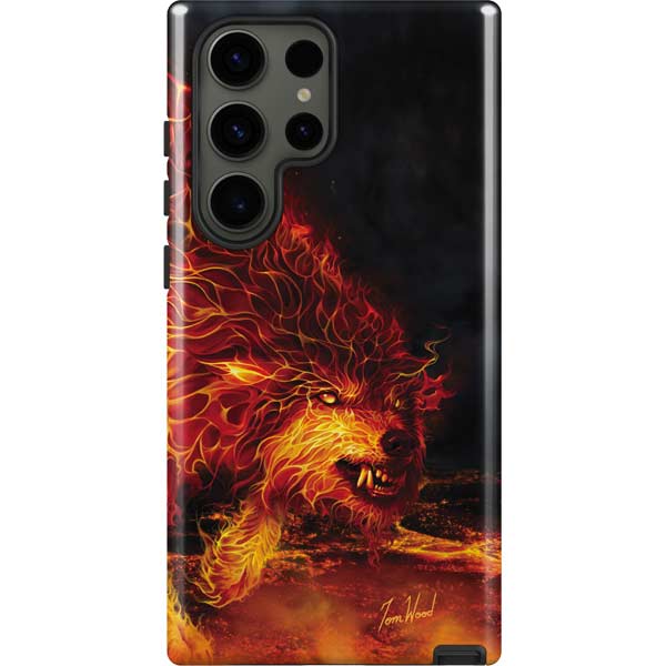 Fire Stalker Wolf by Tom Wood Galaxy Cases