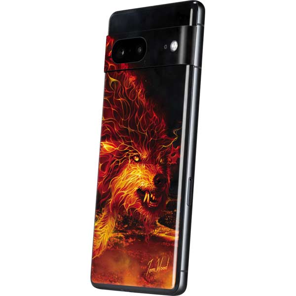 Fire Stalker Wolf by Tom Wood Pixel Skins