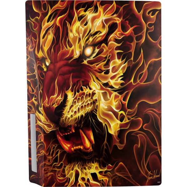 Fire Tiger by Tom Wood PlayStation PS5 Skins