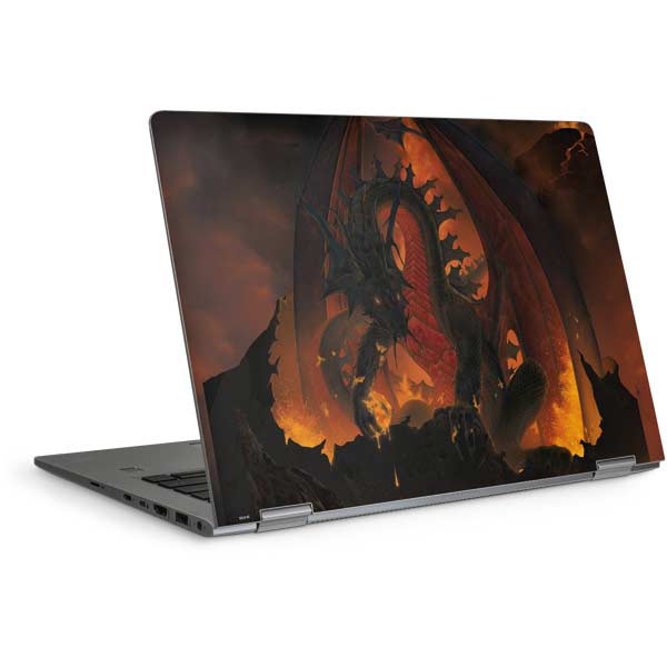 Fireball Dragon by Vincent Hie Laptop Skins