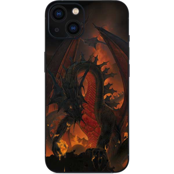 Fireball Dragon by Vincent Hie iPhone Skins