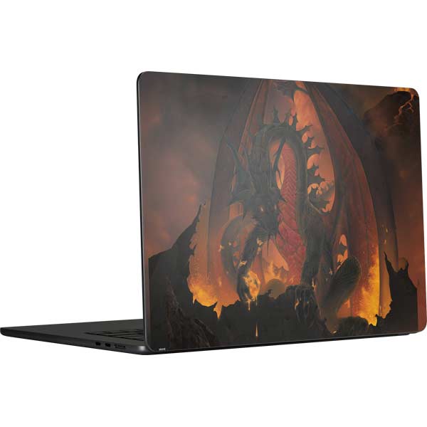 Fireball Dragon by Vincent Hie MacBook Skins