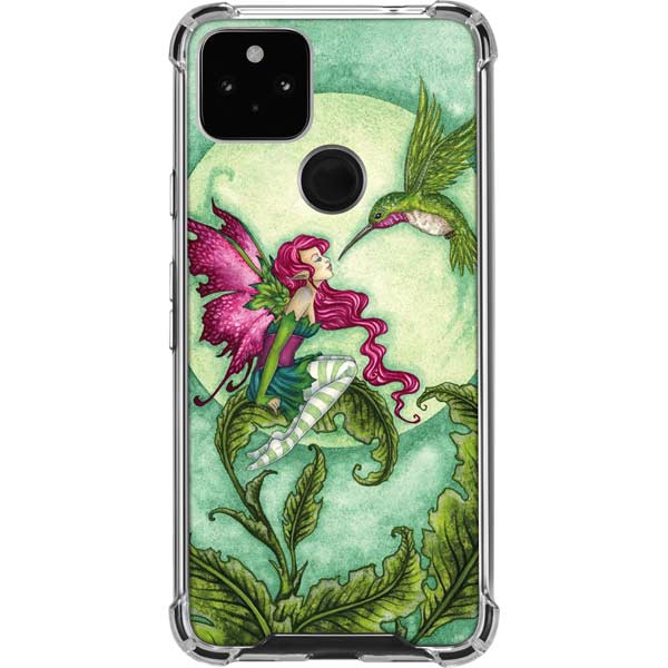 Flirting Fairy and Hummingbird by Amy Brown Pixel Cases