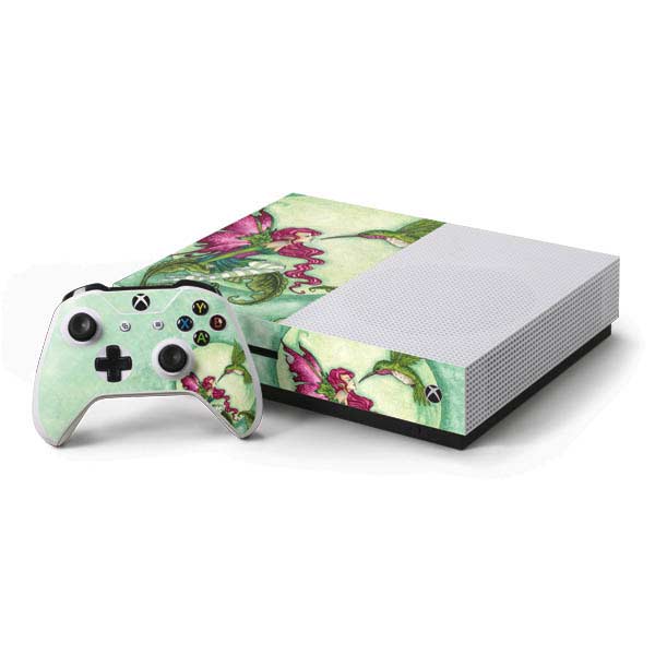 Flirting Fairy and Hummingbird by Amy Brown Xbox One Skins