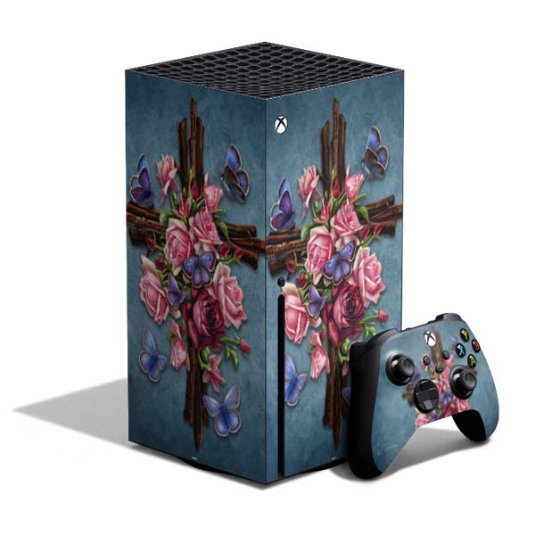 Flower Cross by Brigid Ashwood Xbox Series X Skins