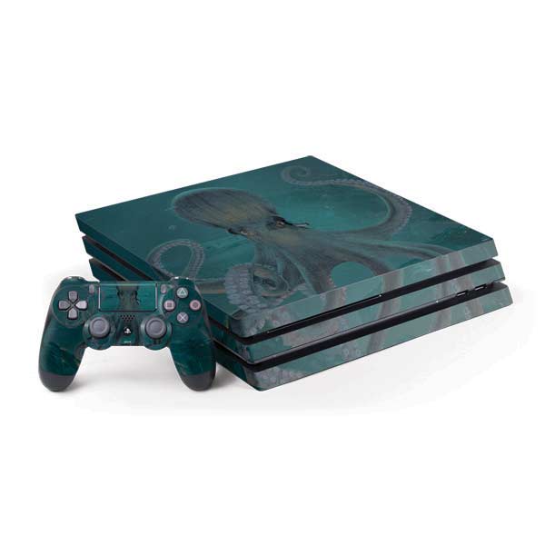 Giant Octopus Sony PlayStation Skin by Vincent Hie