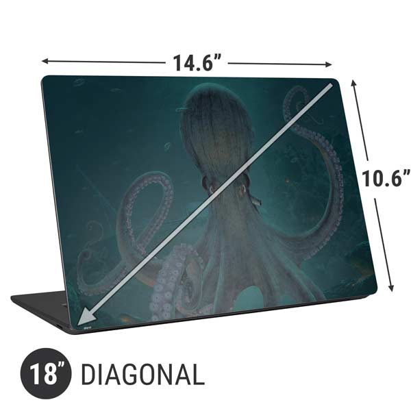 Giant Octopus Universal Laptop Skin by Vincent Hie